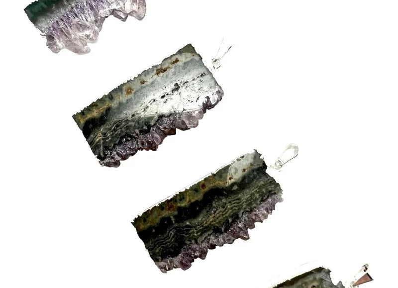 Amethyst Slice Pendant