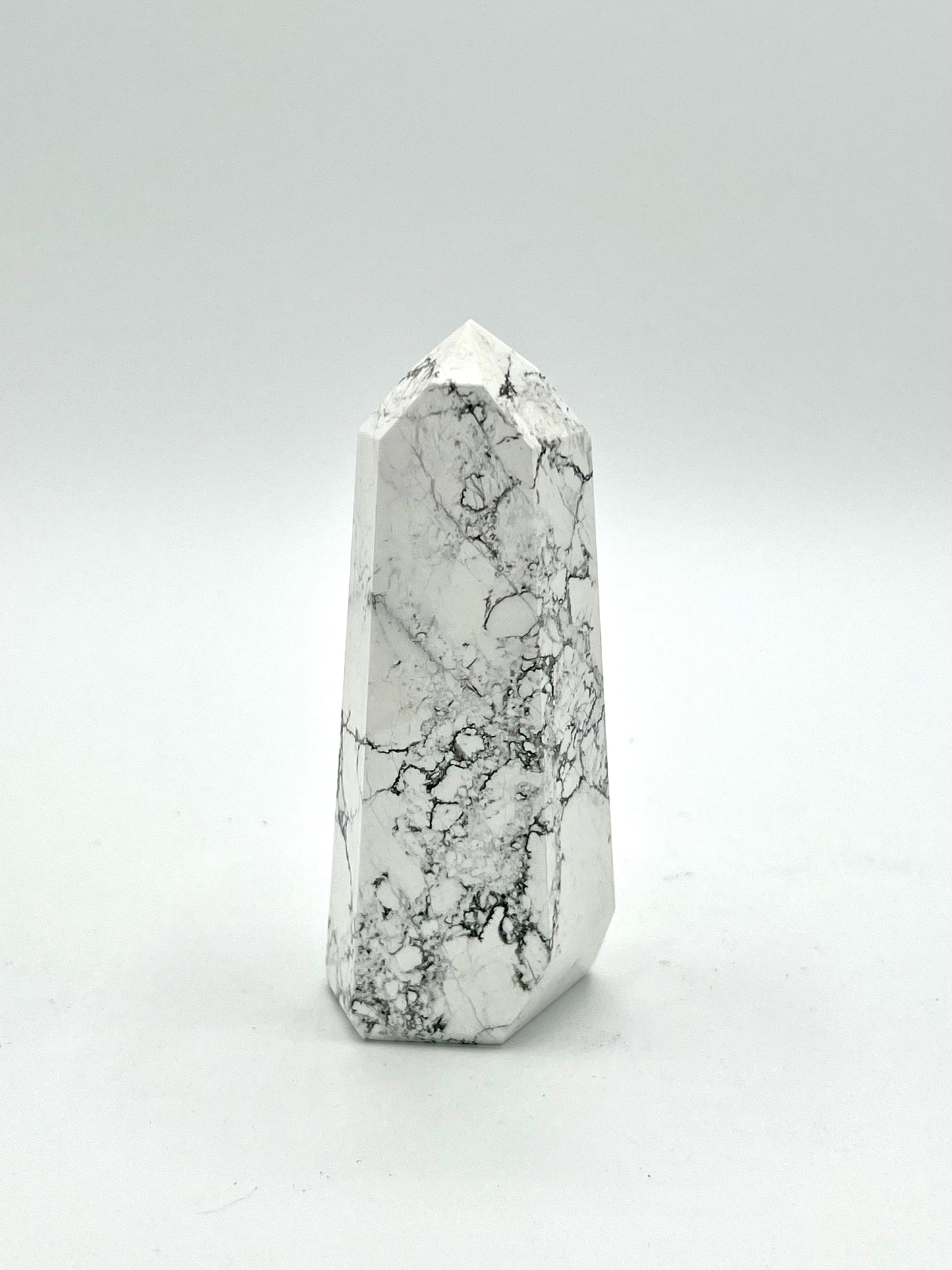 White Howlite Tower