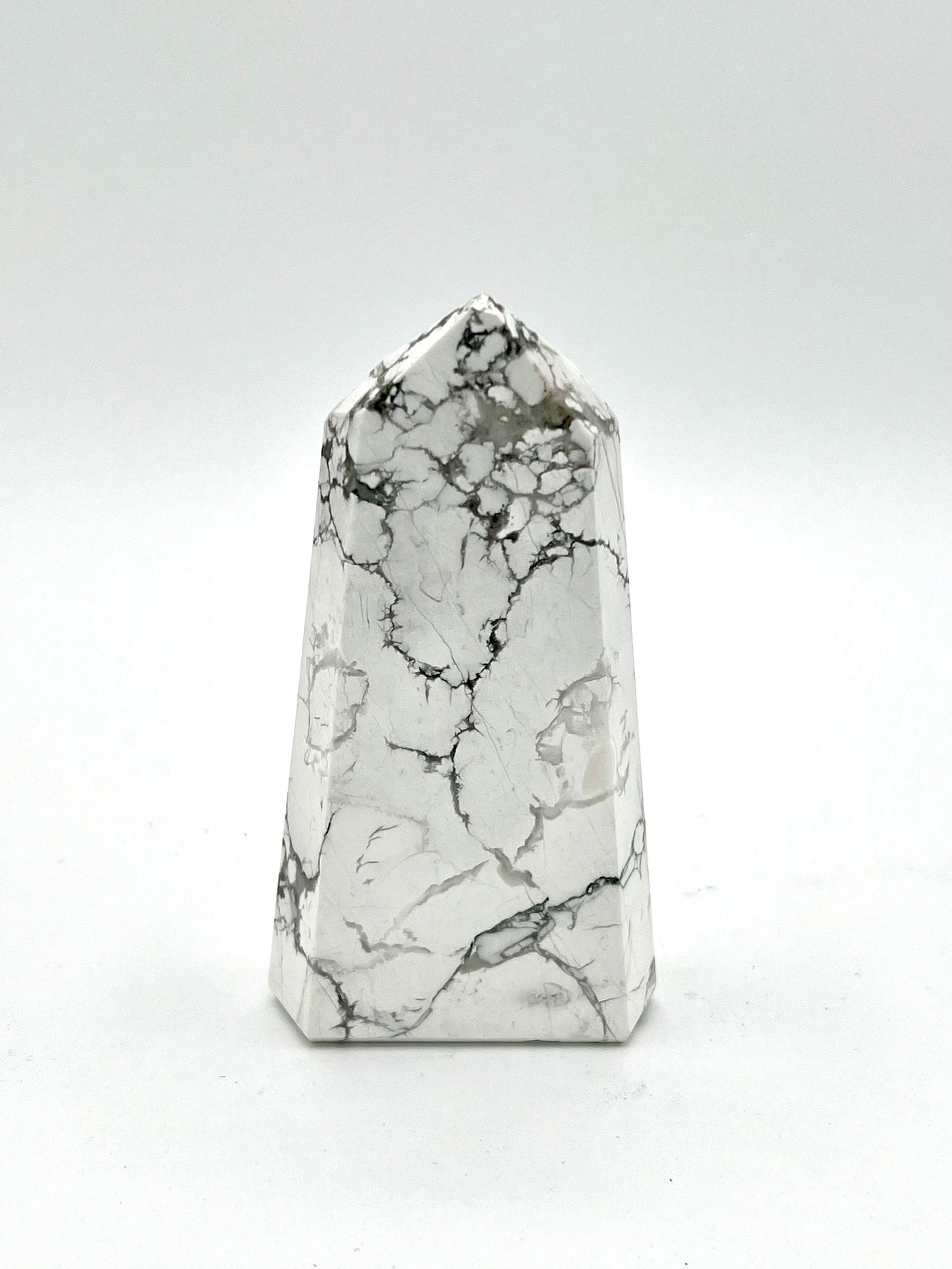 White Howlite Tower