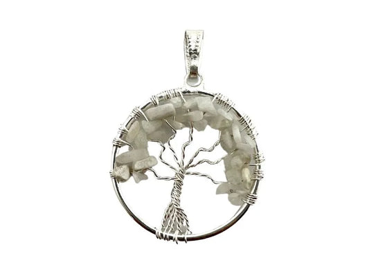 The Moonstone Tree of Life Pendant