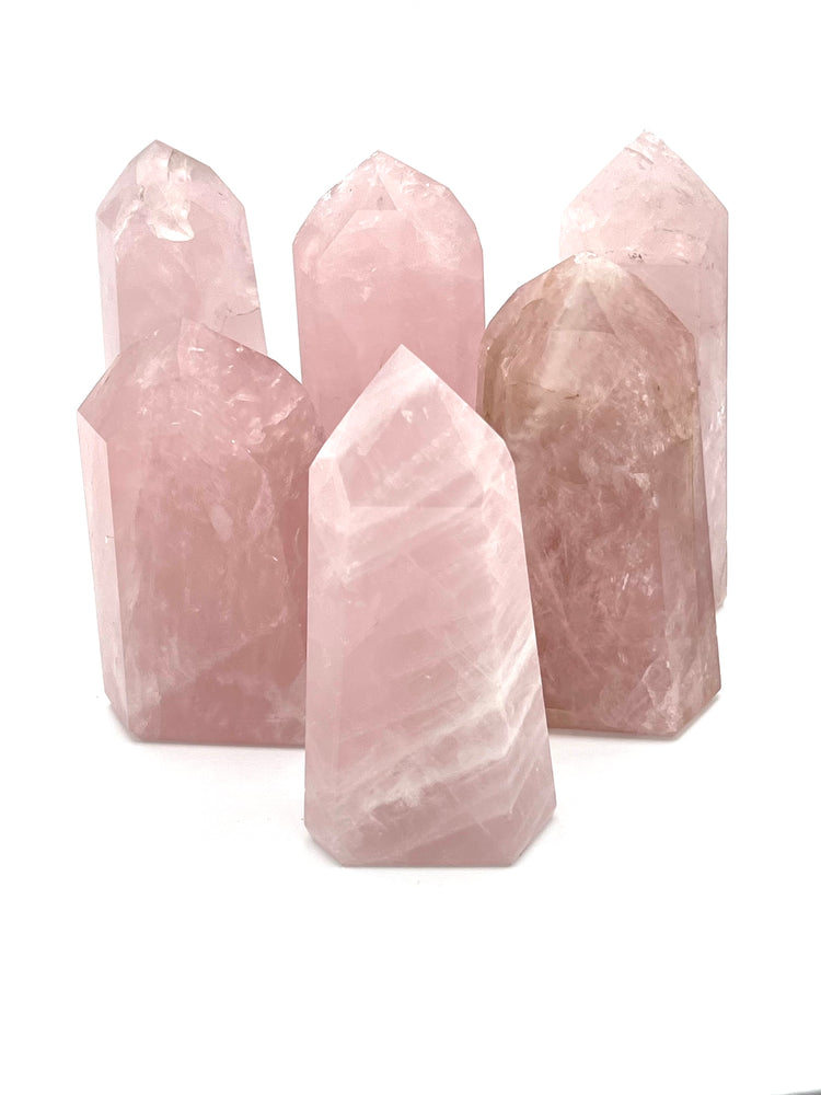 Rose Quartz Crystal Towers