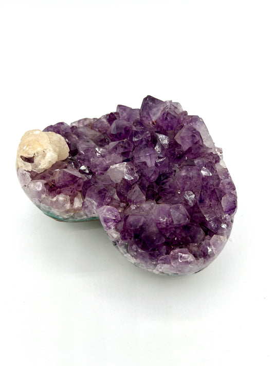 Amethyst Geode Heart