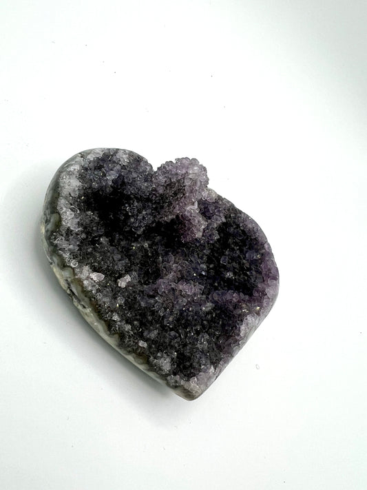 Amethyst Geode Heart