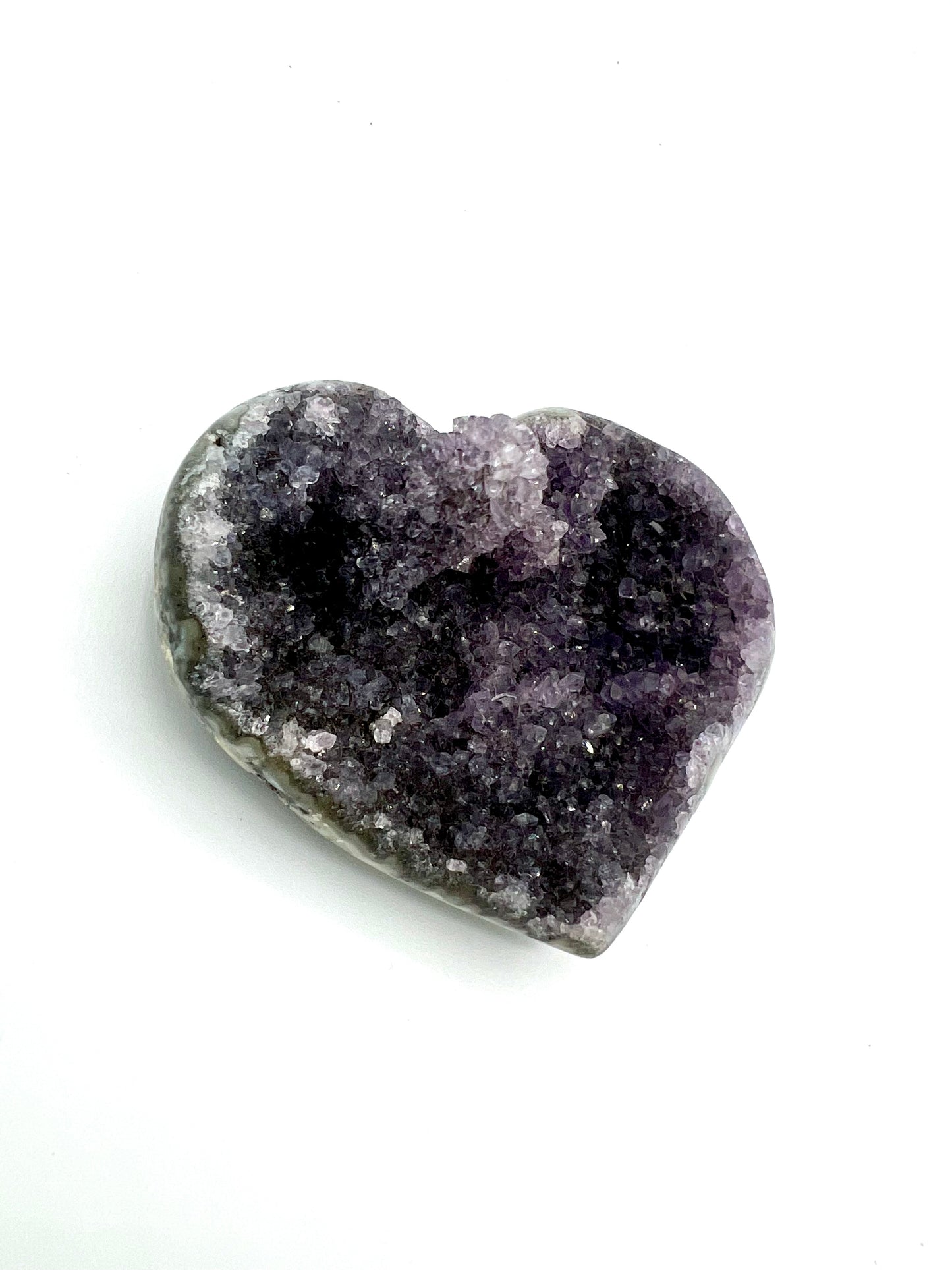 Amethyst Geode Heart