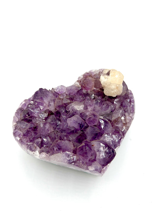 Amethyst Geode Heart