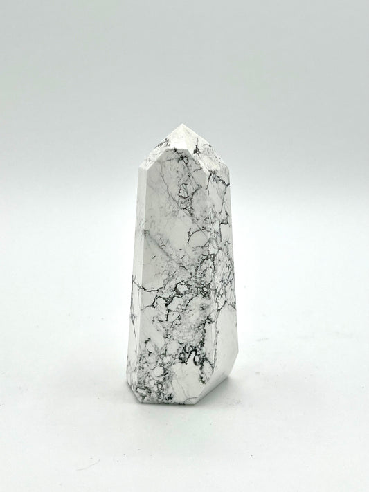 White Howlite Tower