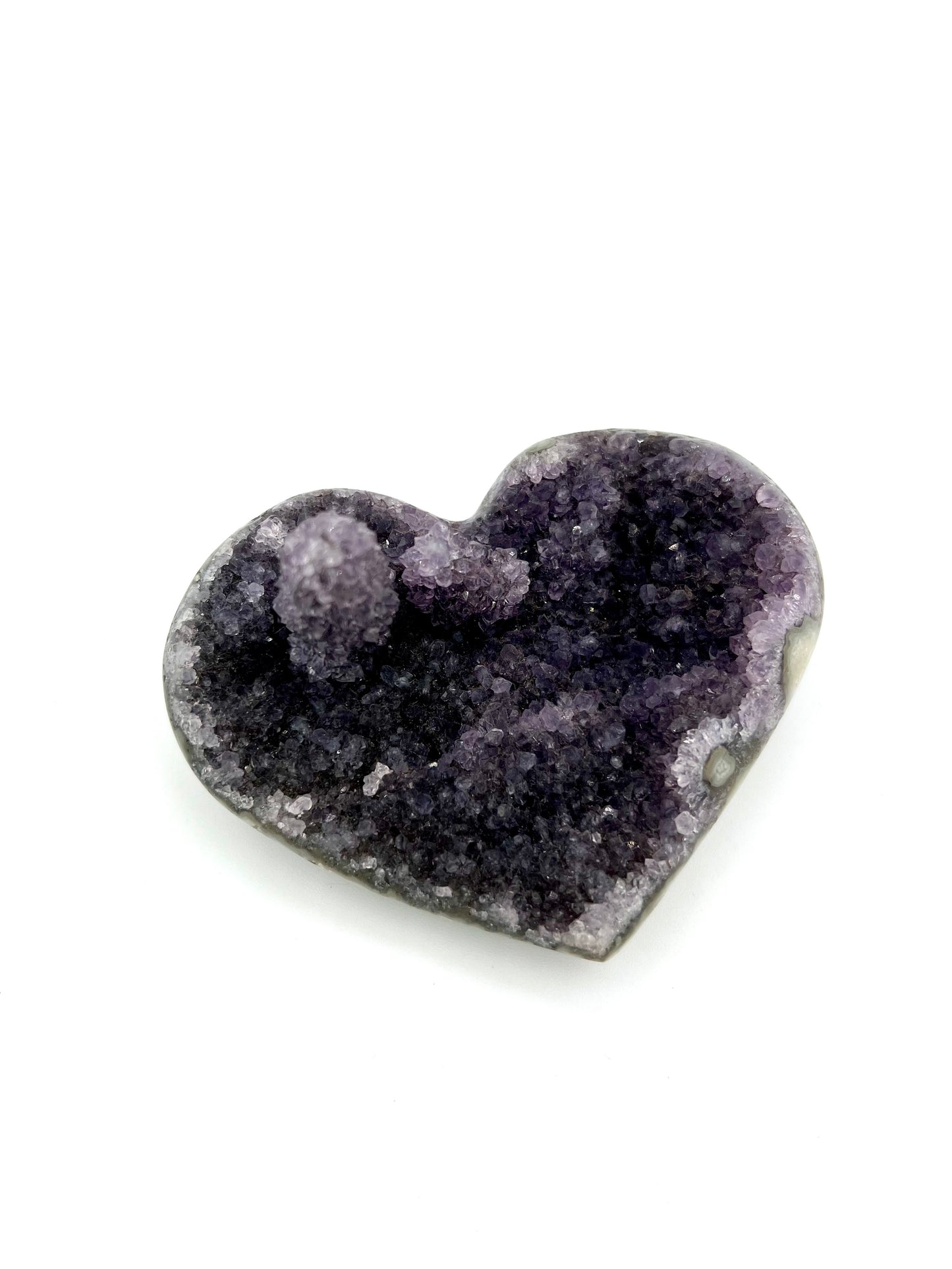 Amethyst Geode Heart