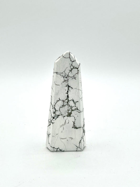 White Howlite Tower