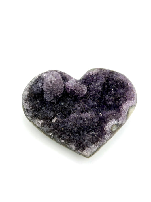 Amethyst Geode Heart