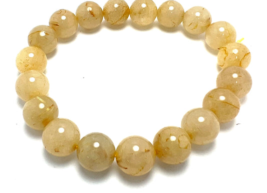 Golden Rutilated Quartz Bracelet